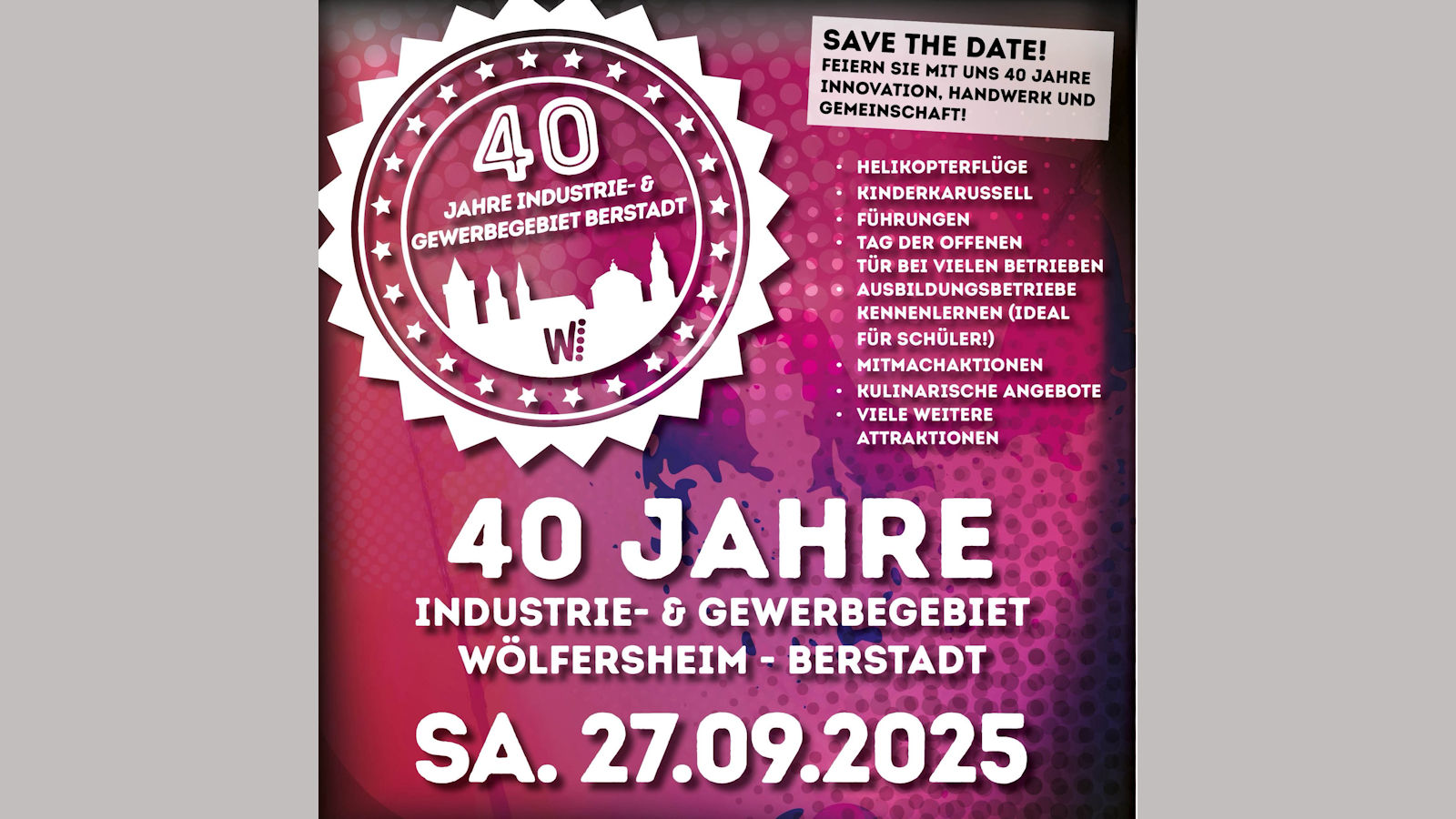 40 Jahre Industrie- & Gewerbegebiet Berstadt
